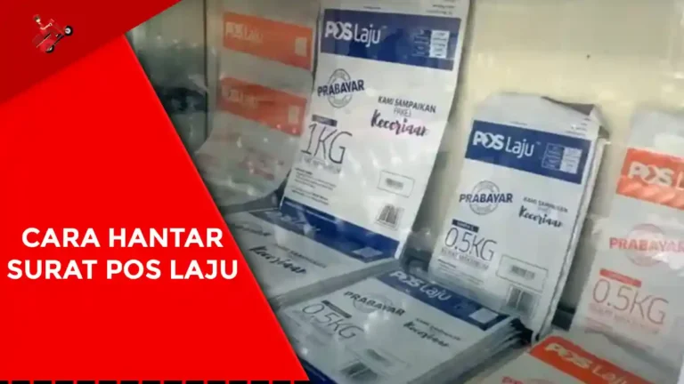 Cara Hantar Surat Pos Laju